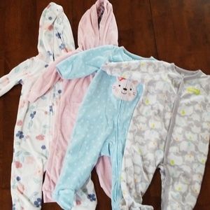 Baby girl sleepers 9 months